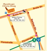 Lageplan Physiotherapie Christine Hennig